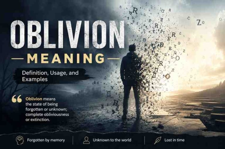 Oblivion Meaning