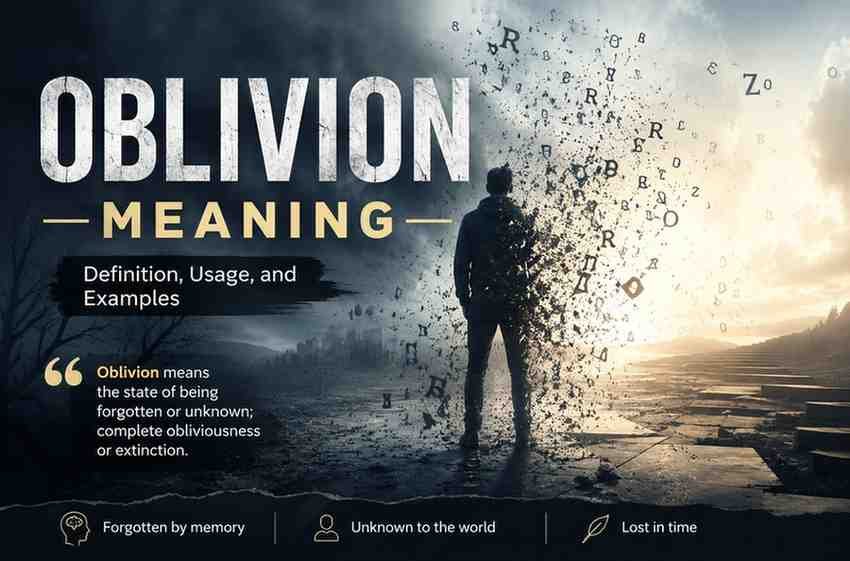 Oblivion Meaning