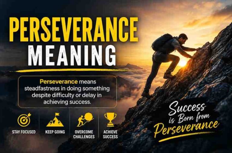 Perseverance Meaning