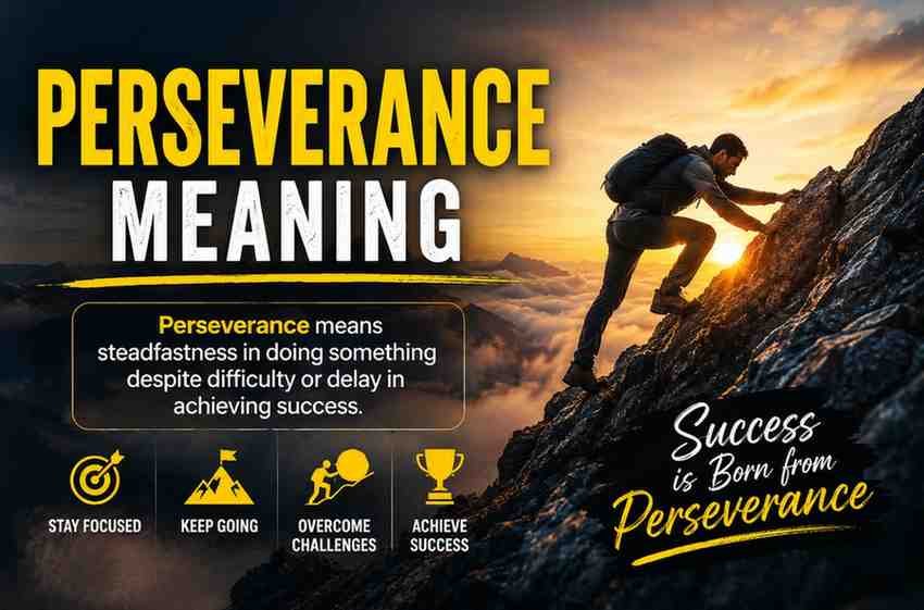 Perseverance Meaning